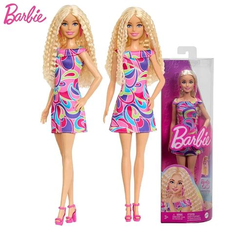 Mu Eca Barbie Fashionistas Original Rubia Ondulada Totalmente Cabello