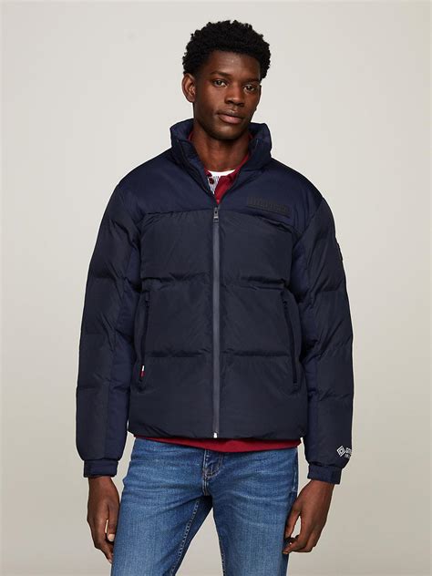 Tommy Hilfiger Th Warm Gore Tex New York Puffer Jacket In Blue For Men