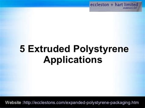 5 extruded polystyrene applications