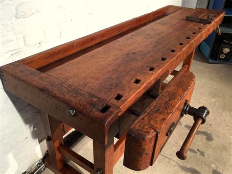 Vintage German Carpenter S Workbench 2 16001200 Decor Outdoor