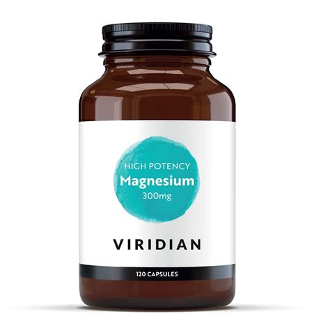 Here S Health Viridian High Potency Magnesium 300mg 120 Caps