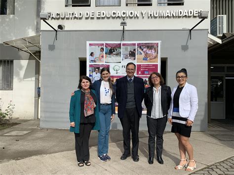 Decana De La Facultad Recibe A Académicos De Universidades De Playa Ancha Y De Colombia