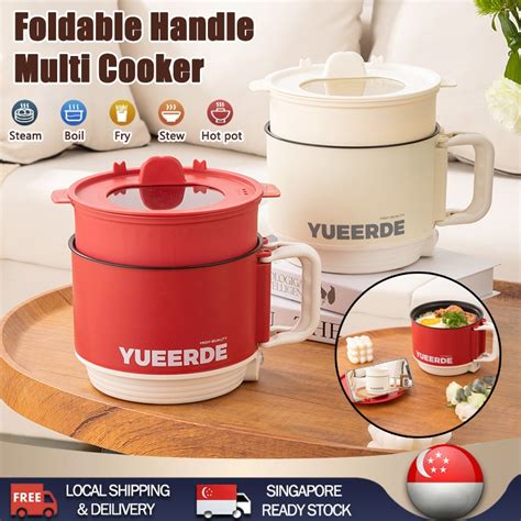 READY STOCKMini Electric Cooker 1 5L Multi Non Sticky Pot Double Layer Portable Hot Pot Soup