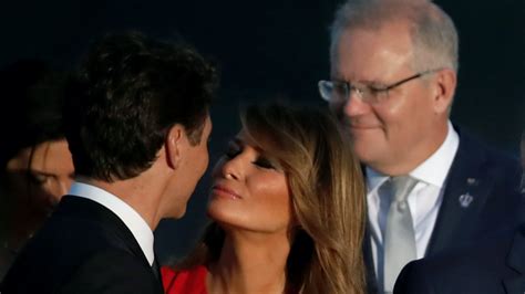 El Beso Entre Melania Trump Y Justin Trudeau Que Recorre Al Mundo