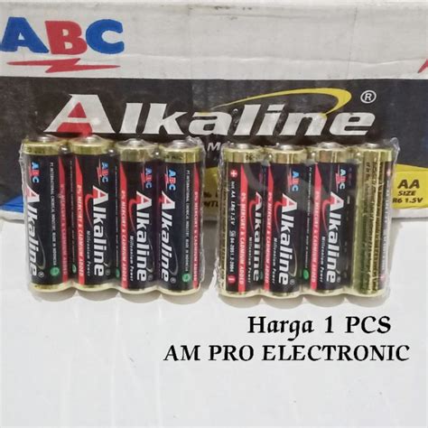 Jual Baterai ABC Alkaline AA 1 5V Batterai A2 Batre Jam Dinding