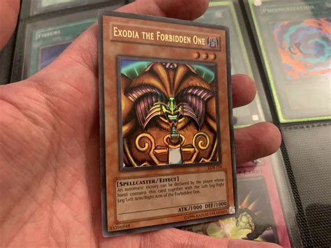 Yugioh Exodia The Forbidden One Lob Ultra Rare Legend Of Blue Eyes