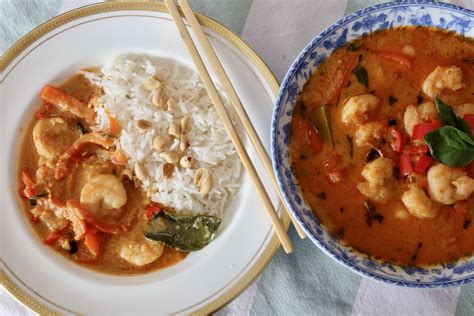 Creamy Thai Prawn Panang Curry Recipe Dobbernationloves