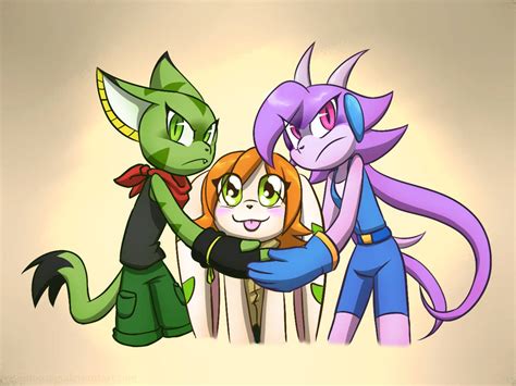 Freedom Planet Milla S Protective Squad By Hoshinousagi On Deviantart