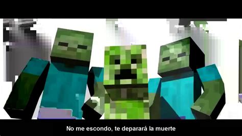 Rap De Minecraft Creeper Vs Zombie Hd Youtube