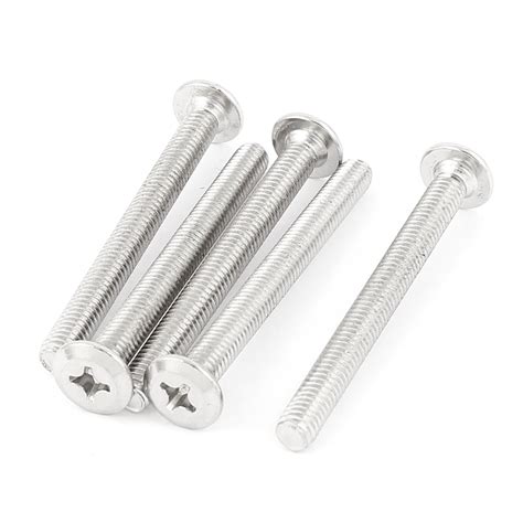 Uxcell M X Mm Mm Pitch Flat Head Countersunk Bolts Machine Screws