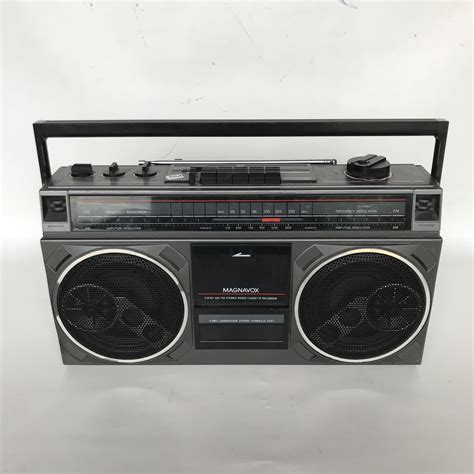 Vintage 1980’s Style MAGNAVOX D8140 Stereo Radio Cassette Recorder ...