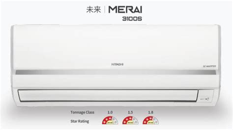 Buy Hitachi Wall Mounted Split Ac T Merai S Inverter