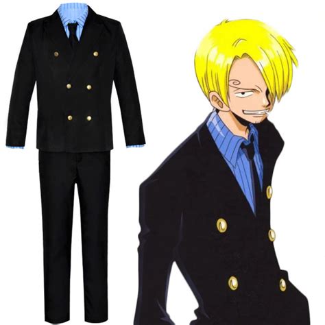 One Piece Sanji Costume Suit Sanji Cosplay Costume Party World