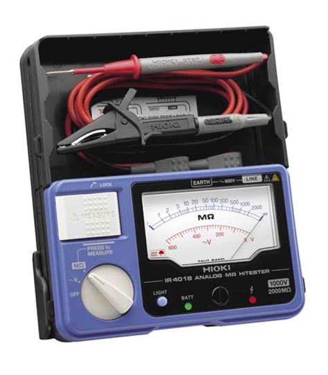 Hioki Hitester Ir4018 [ir4018 20] Single Range Analog Insulation Resistance Jual Harga