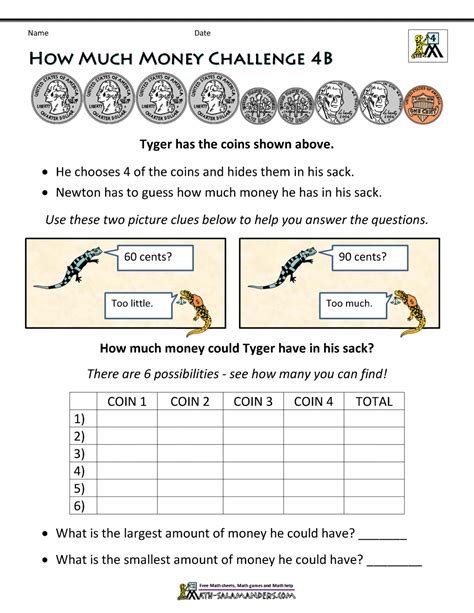 30++ Money Word Problems Worksheets – Worksheets Decoomo