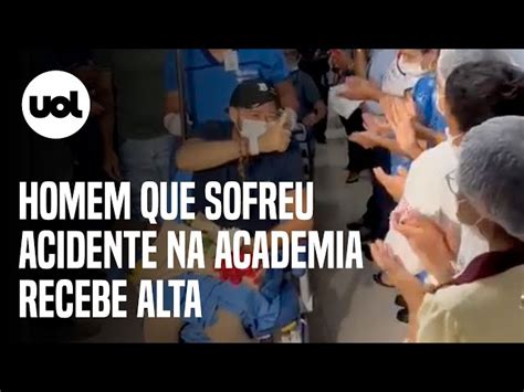 Acidente Em Academia V Deo Mostra Alta De V Tima De Aparelho De Kg