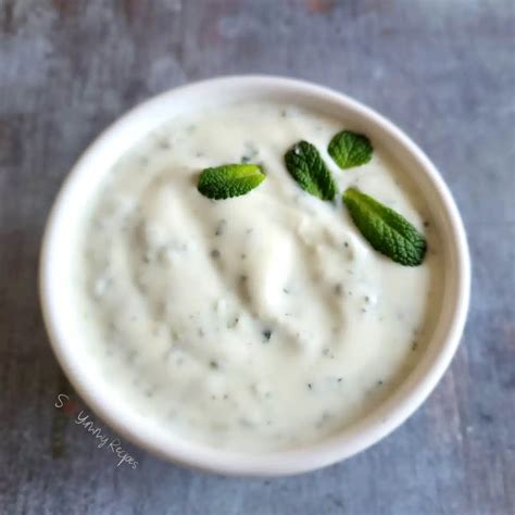 Mint Yogurt Chutney So Yummy Recipes