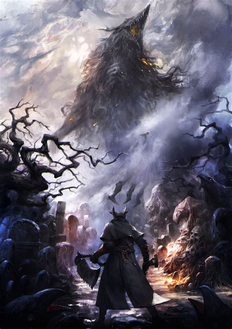 Bloodborne Created By Huanshi Dark Souls Artwork Arte Dark Souls