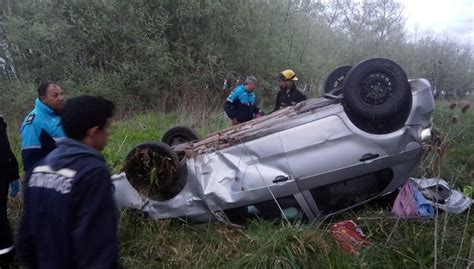 Accidente En Ruta 74 Dos Heridos Tras Tremendo Vuelco