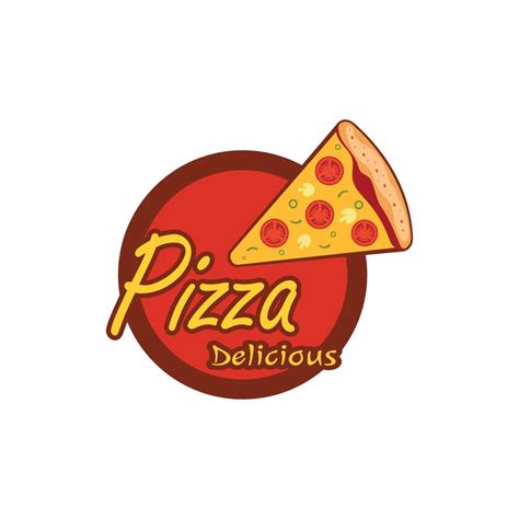 pizza logo design template illustration vector 22391143 Vector Art at ...