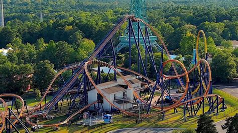 Dominator Drone Footage 4K Kings Dominion Doswell VA YouTube