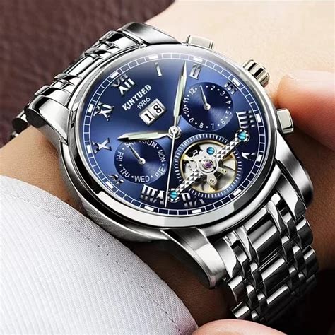 Kinyued J Top Brand Luxury Business Automatic Mechanical Watch For