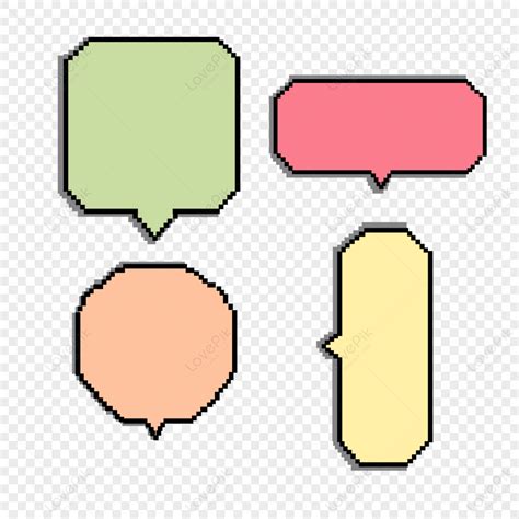 Dialog Box Pixel Art Text Box Colordialogue Bubblepixel Wind Png Hd