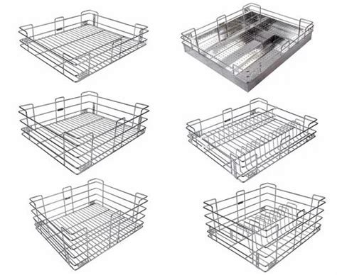 Rectangular Stainless Steel Modular Kitchen Basket Size Can 42 Off