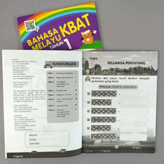 Buku Aktiviti KBAT Set Tahun 1 4 Buku Bahasa Melayu English Sains