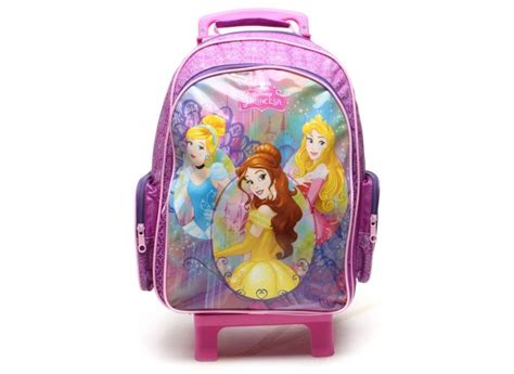 Mochila Rodinhas Escolar Dermiwil Princesas Da Disney G O