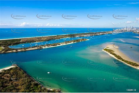 Gold Coast Broadwater Qld Aerial Photography