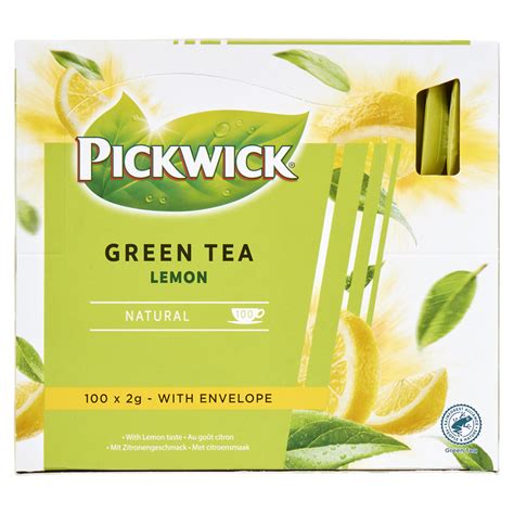 Pickwick Thee Green Tea Lemon Pak 100 X 2 Gram Dutchfoodexpress