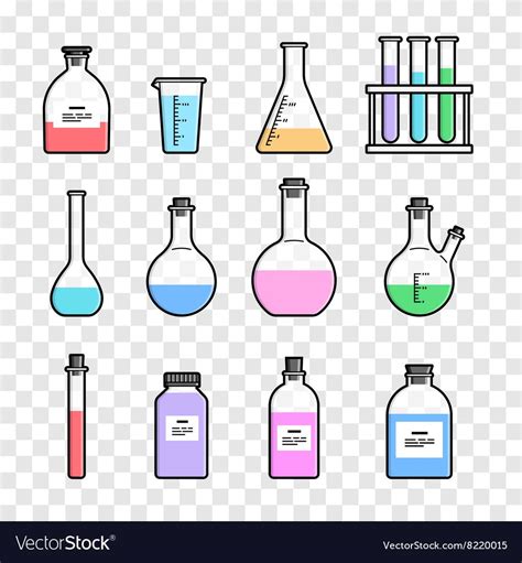 Рисунок колбочки по химии - 68 фото