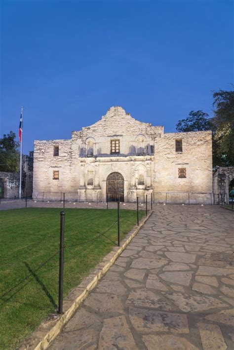 The Legendary Alamo Mission Fort and Museum in San Antonio Stock Image ...