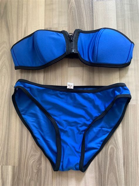 Royal Blue Bikini Set Women S Fashion Swimwear Bikinis Swimsuits