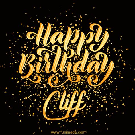 Happy Birthday Card for Cliff - Download GIF and Send for Free ...