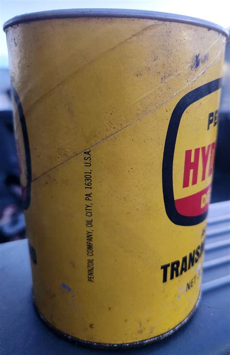 Vintage Pennzoil Hydra Flo Dexron Ii One Quart Vintage Etsy