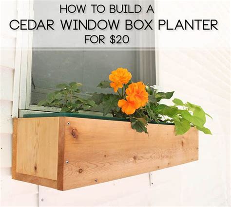 How To Build A Cedar Window Box Video Tutorial Gina Michele Bloglovin