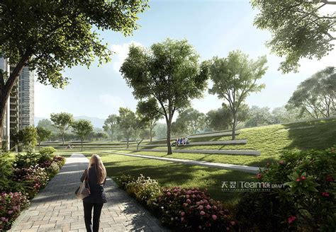 D Rendering Landscape Project On Behance