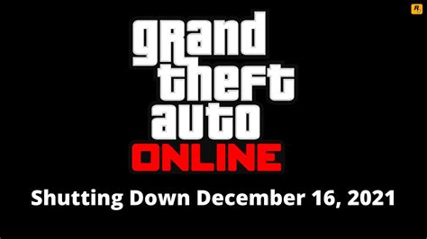 Rockstar Is Shutting Down GTA 5 Online In December Big News For