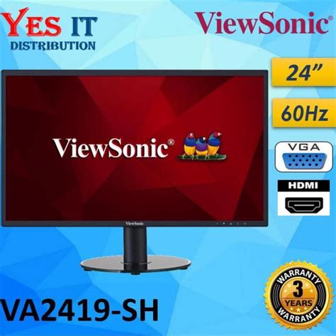 VIEWSONIC VA2419 SH 23 8 IPS FHD Monitor HDMI VGA Lazada