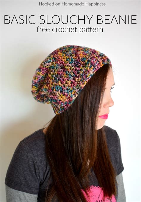 Crochet Pattern Slouch Hat Easy Slouch Hat Crochet Pattern Pattern Easy