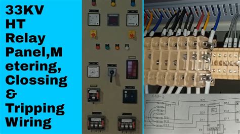 Kv Ht Relay Panel Part Metering Closing Tripping Circuit