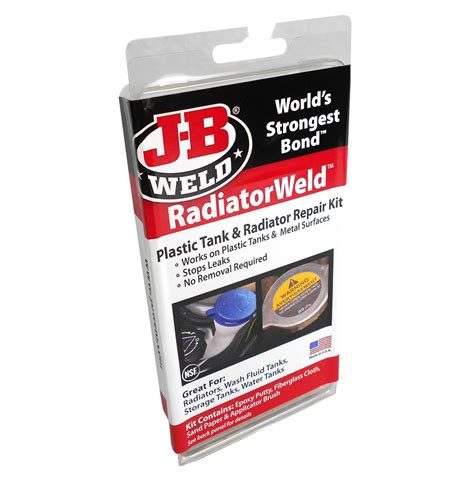 Jb Weld Radiator Weld Plastic Tank Radiator Repair Kit J B