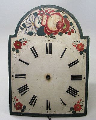 ANTIQUE WOODEN DIAL WEIGHT DRIVEN WALL CLOCK Antique Price Guide