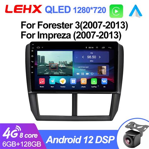 Lehx L Pro Android Din Car Radio Android For Subaru Forester Sh