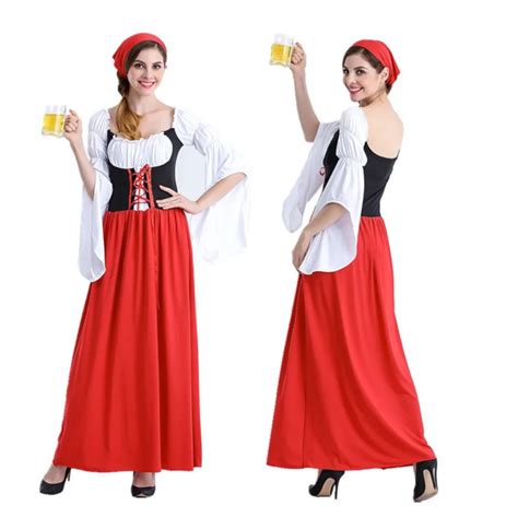 Traje De Oktoberfest Alem N Europeo Y Americano Vestido Tnico