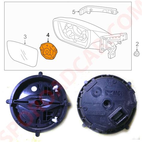 Outside Mirror Actuator Motor Rh For Hyundai Genesis Bh Azera