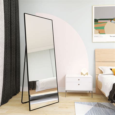 Sugift X Full Length Mirror Rectangle Body Dressing Floor Mirrors