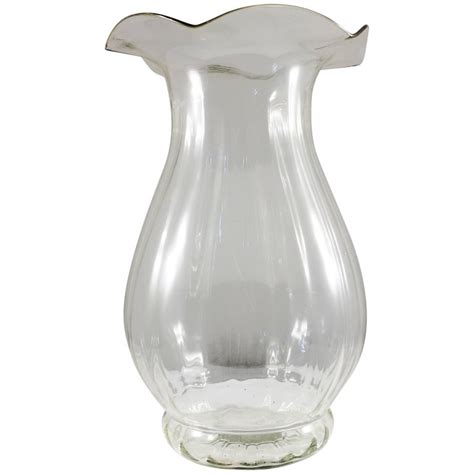 Very Large Handblown Glass Vase At 1stdibs